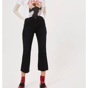 Topshop moto drew black jeans